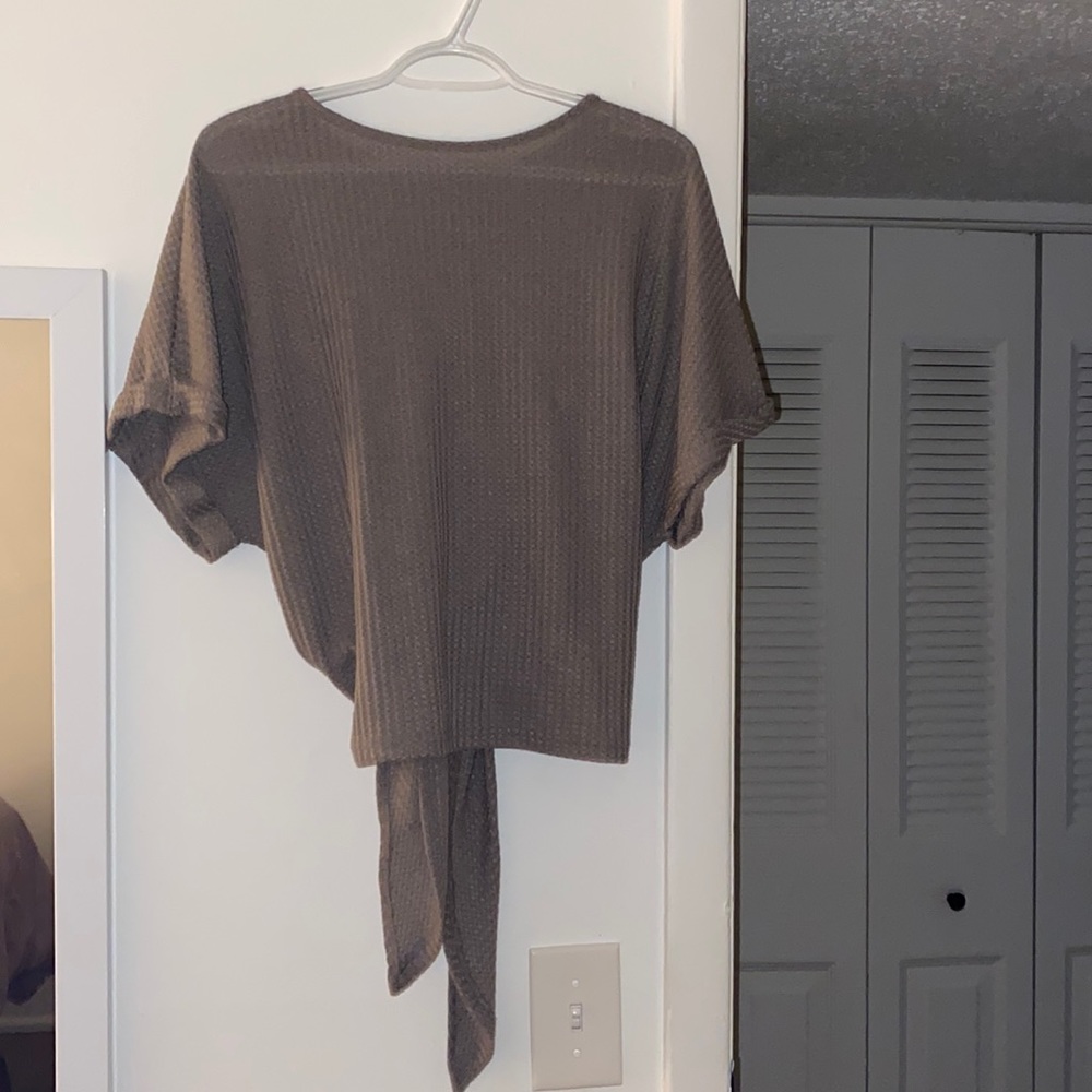 Oversized Tee w Open Back - S